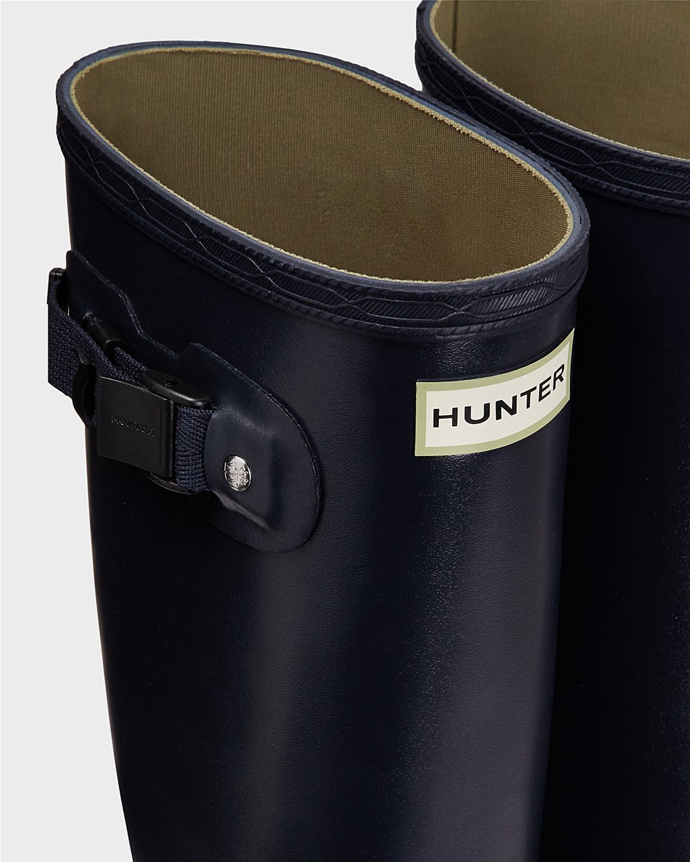 Women Hunter Norris Field | Tall Rain Boots Navy | NZ-46031-PIVG